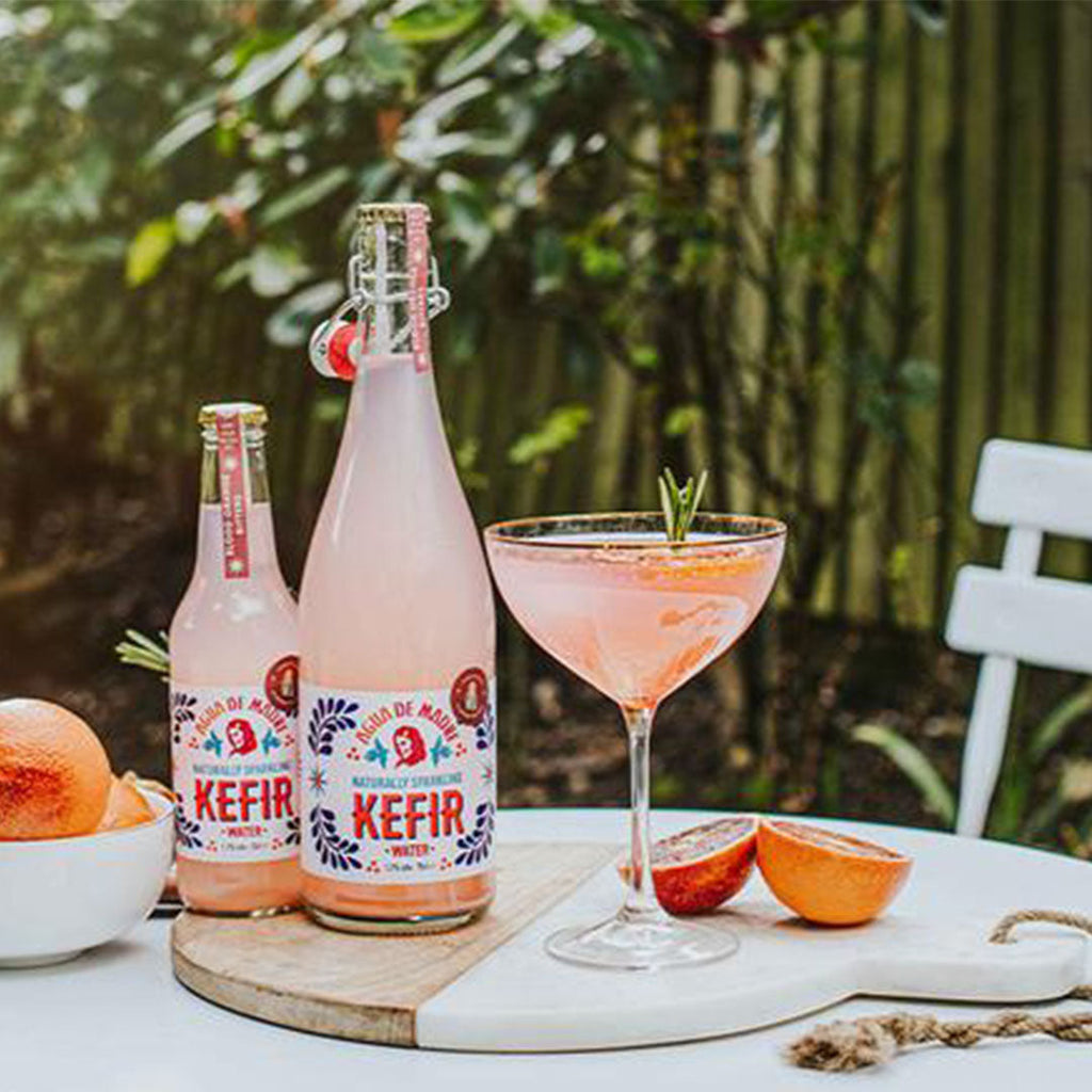 Agua de Madre x Camille Vidal Blood Orange Bitters Kefir Water