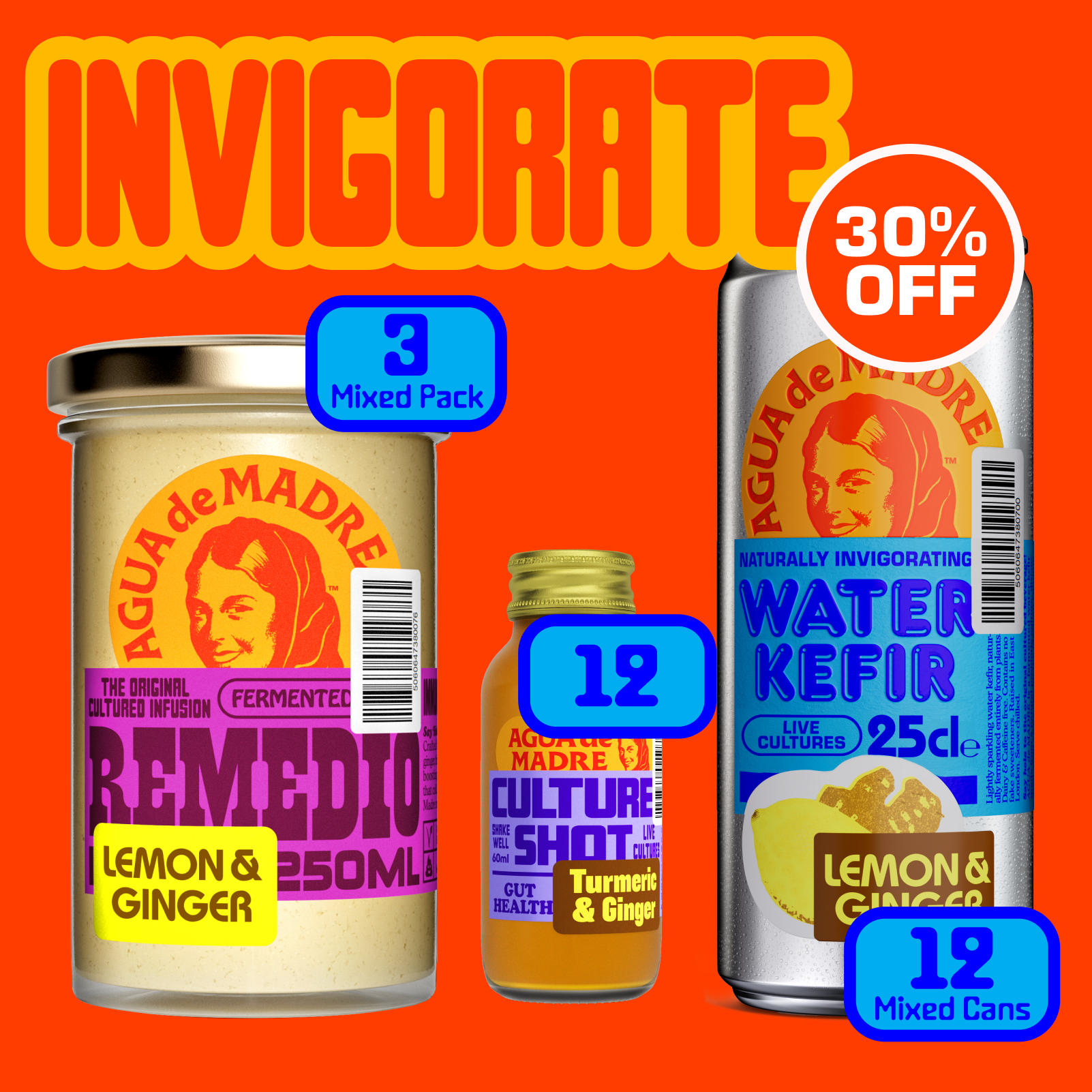 Invograte Invigorate – Agua De Madre