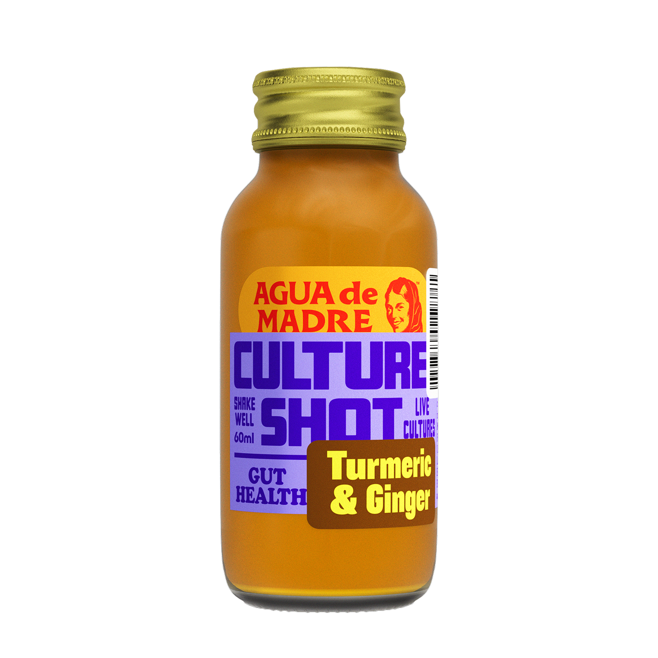 Agua de Madre Ginger & Turmeric Culture Shot 60ml