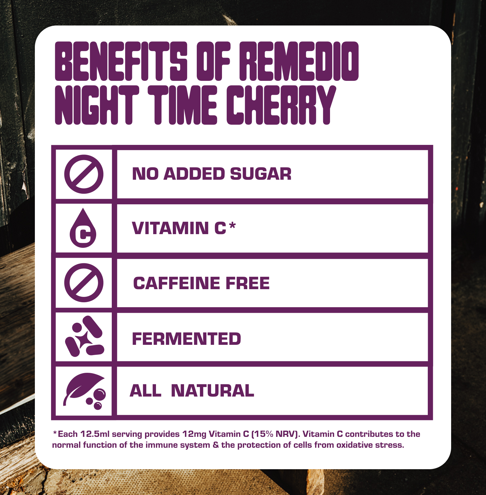 Night Time Cherry Remedio